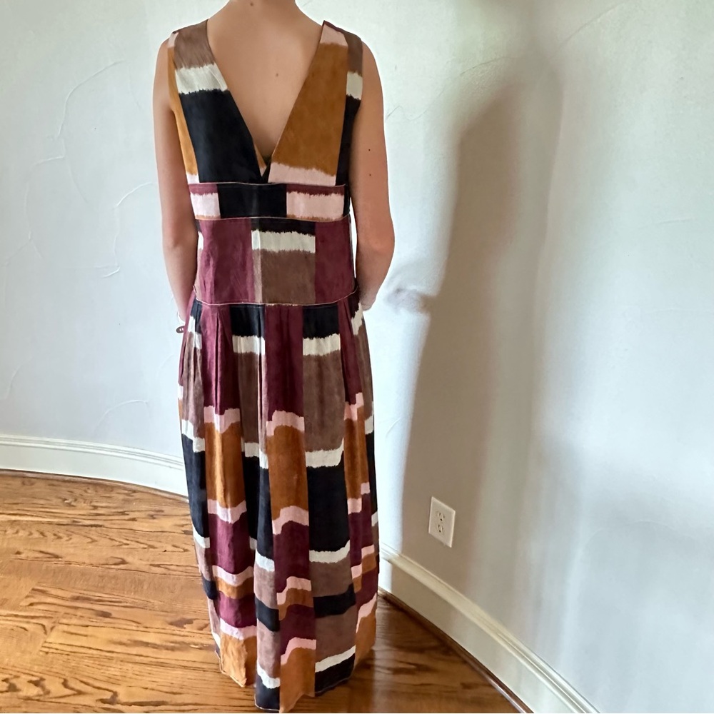 Marni Deep V-Neck Maxi Dress - Picture 4 of 13